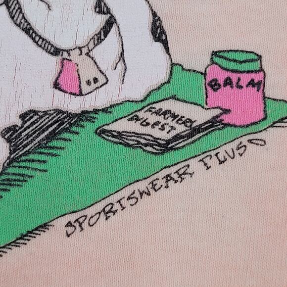 Vintage Surfer Shirt Womens Large 21x26 Peach Virginia-Beach - Picture 4 of 14